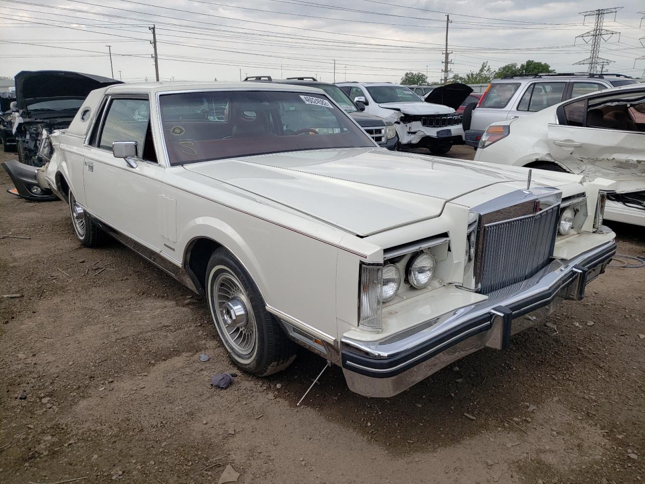 LINCOLN MARK VI 1983 with VIN 1MRBP98F6DY645872 - Photo from auction