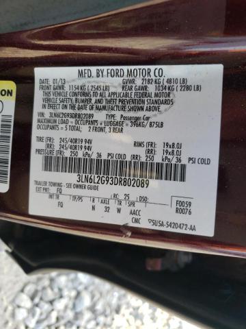 Photo 10 from auction – 2013 LINCOLN MKZ with VIN 3LN6L2G93DR802089