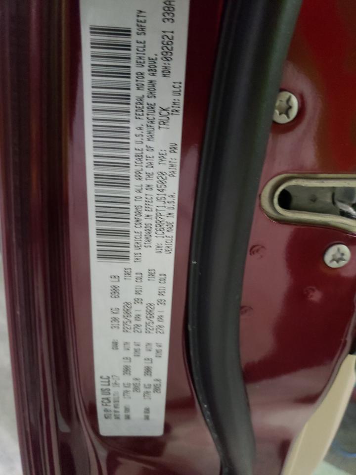 Photo 10 from auction – 2018 RAM 1500 LONGH with VIN 1C6RR7PT1JS145020