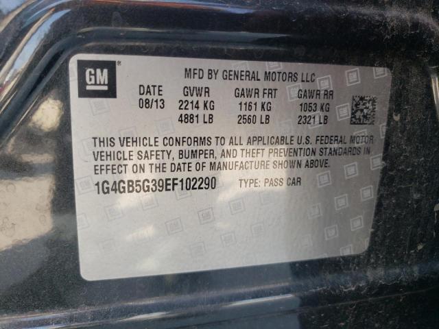 Photo 10 from auction – 2014 BUICK LACROSSE with VIN 1G4GB5G39EF102290