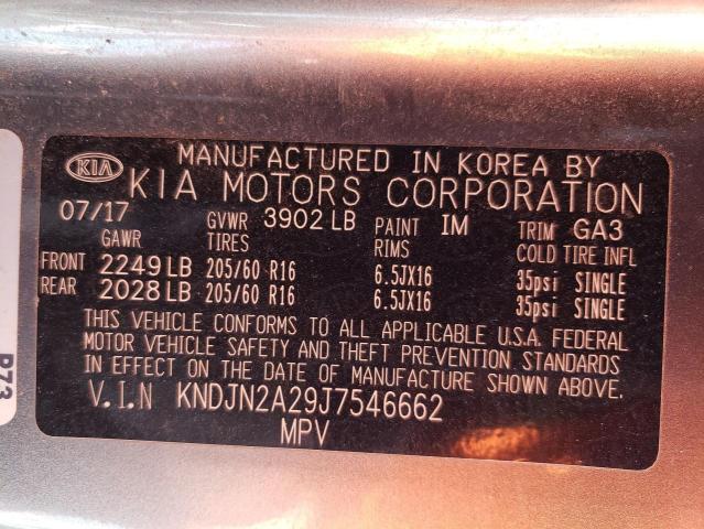 Photo 10 from auction – 2018 KIA SOUL with VIN KNDJN2A29J7546662