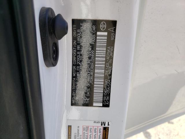 Photo 10 from auction – 2011 TOYOTA COROLLA BA with VIN JTDBU4EEXB9159499