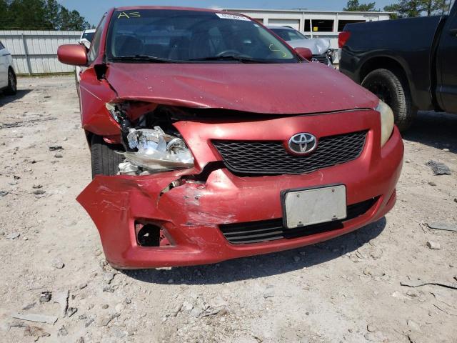 Photo 9 from auction – 2009 TOYOTA COROLLA BA with VIN 1NXBU40E59Z128753