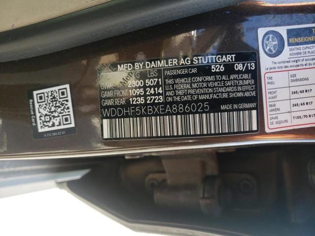 Photo 10 from auction – 2014 MERCEDES-BENZ E 350 with VIN WDDHF5KBXEA886025
