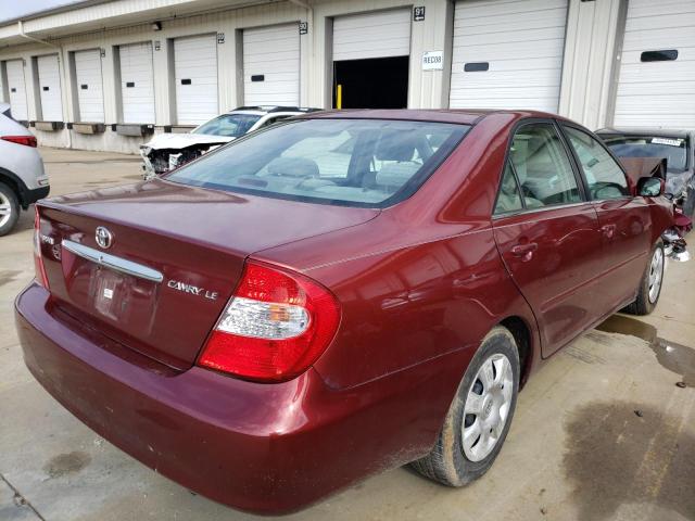 Photo 4 from auction – 2002 TOYOTA CAMRY LE with VIN 4T1BE32K12U070737