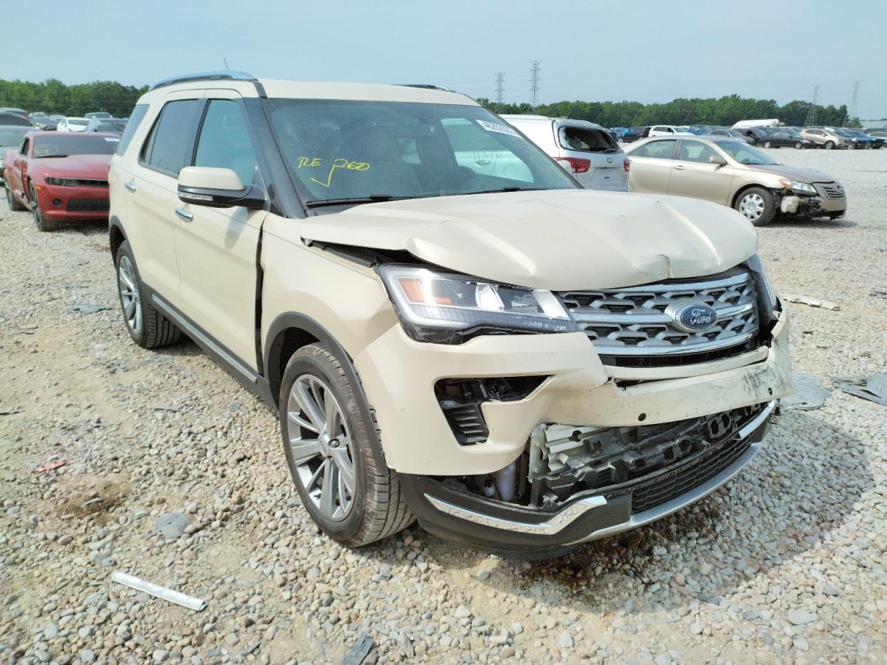 FORD EXPLORER L 2018 with VIN 1FM5K7F89JGA87181 - Photo from auction