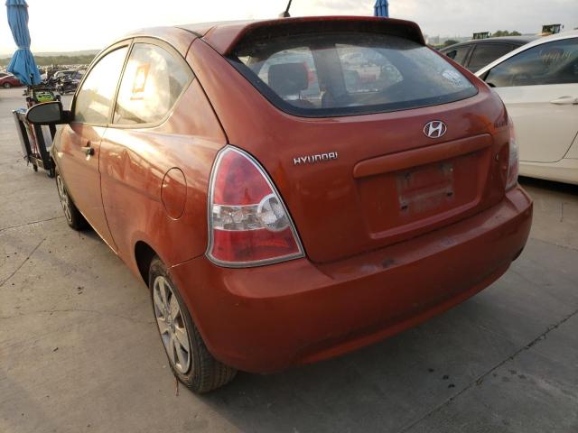 Photo 3 from auction – 2007 HYUNDAI ACCENT GS with VIN KMHCM36C07U002933