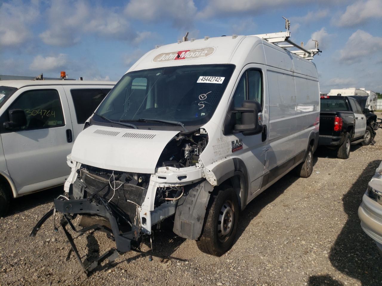 Photo 2 from auction – 2016 RAM PROMASTER with VIN 3C6TRVDG7GE106347