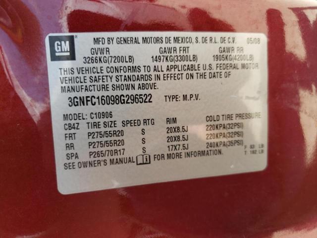 Photo 10 from auction – 2008 CHEVROLET SUBURBAN C with VIN 3GNFC16098G296522