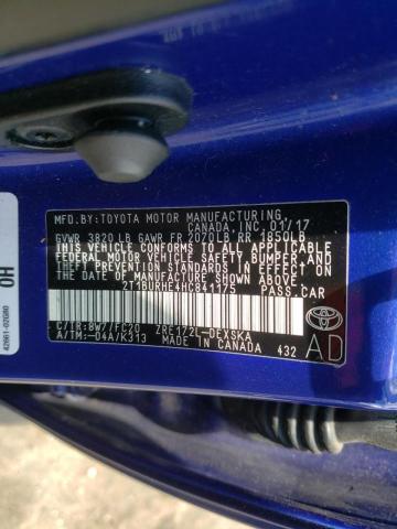 Photo 10 from auction – 2017 TOYOTA COROLLA L with VIN 2T1BURHE4HC841175