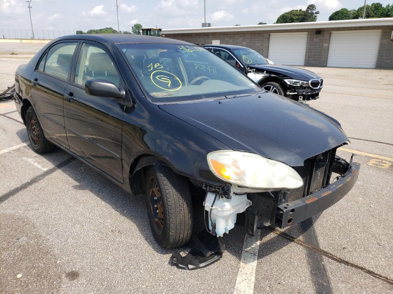 TOYOTA COROLLA CE 2007 with VIN JTDBR32EX70127504 - Photo from auction