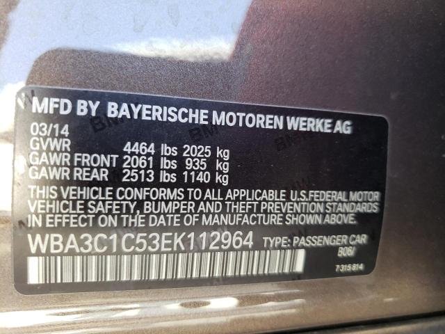 Photo 10 from auction – 2014 BMW 328 I SULE with VIN WBA3C1C53EK112964