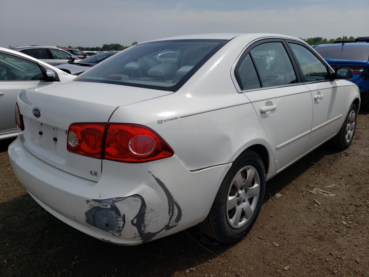 Photo 4 from auction – 2008 KIA OPTIMA LX with VIN KNAGE123485267022