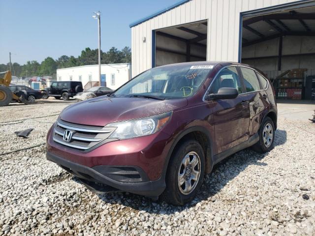 Photo 2 from auction – 2012 HONDA CR-V LX with VIN 5J6RM3H32CL039116