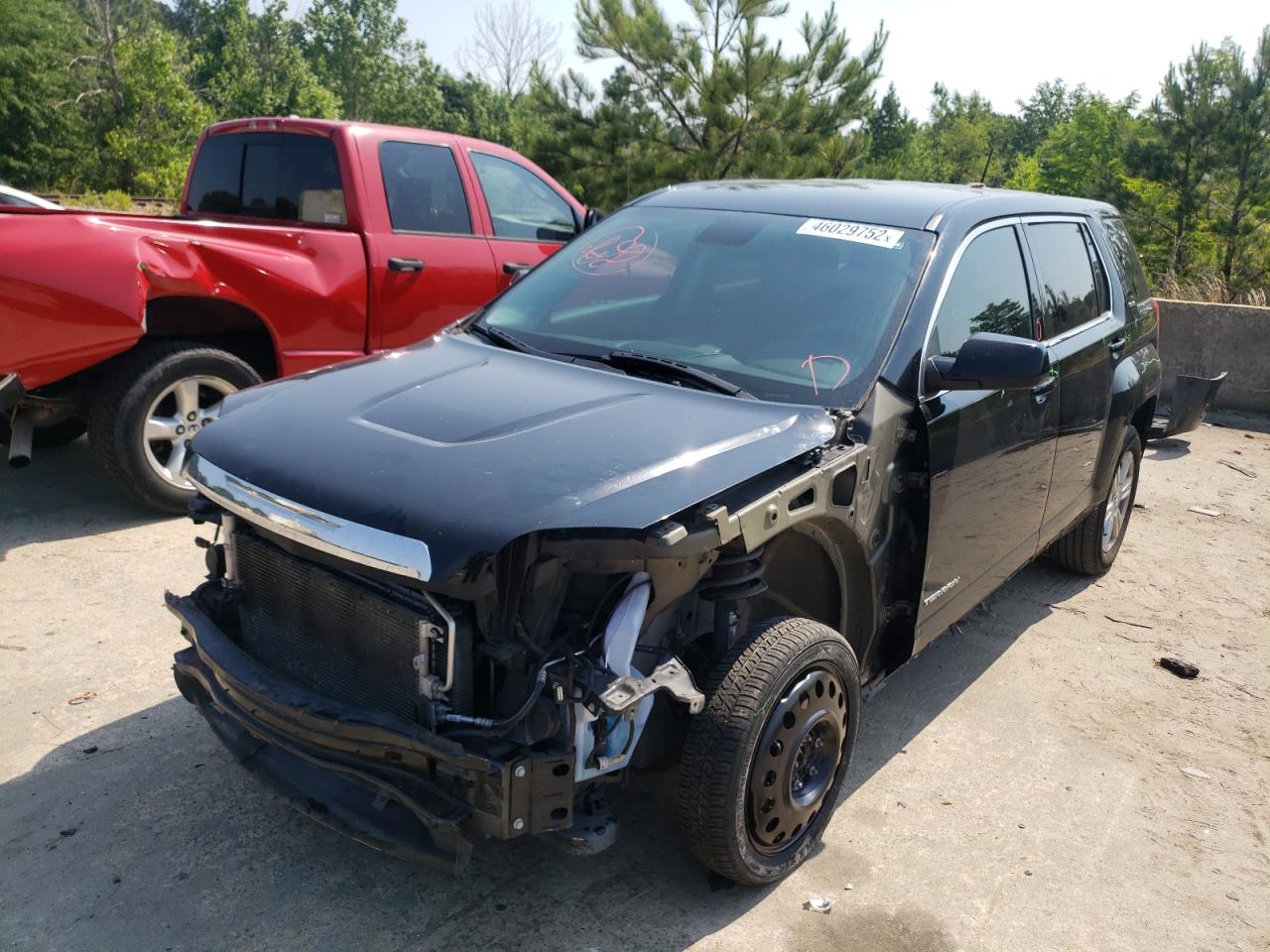 Photo 2 from auction – 2016 GMC TERRAIN SL with VIN 2GKALMEK8G6121877