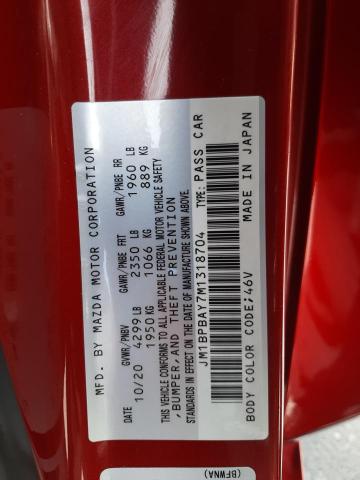 Photo 10 from auction – 2021 MAZDA 3 with VIN JM1BPBAY7M1318704