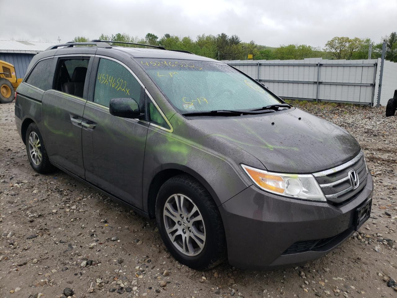 HONDA ODYSSEY EX 2012 with VIN 5FNRL5H6XCB069840 - Photo from auction