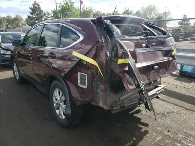 Photo 3 from auction – 2014 HONDA CR-V EX with VIN 5J6RM4H50EL081679