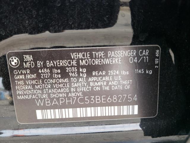 Photo 10 from auction – 2011 BMW 328 I with VIN WBAPH7C53BE682754