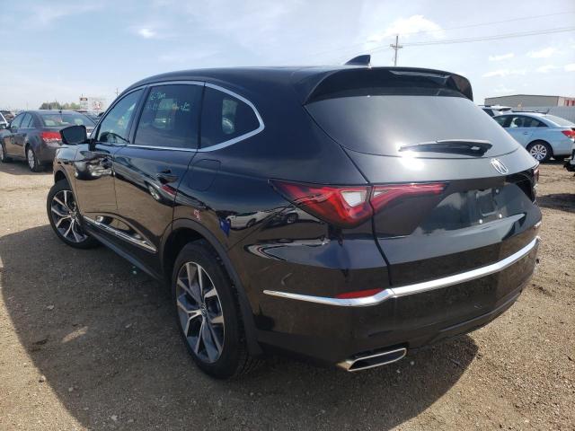 Photo 3 from auction – 2022 ACURA MDX TECHNO with VIN 5J8YE1H47NL031111