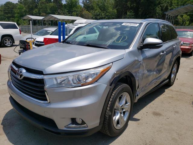 Photo 2 from auction – 2014 TOYOTA HIGHLANDER with VIN 5TDYKRFH2ES004960