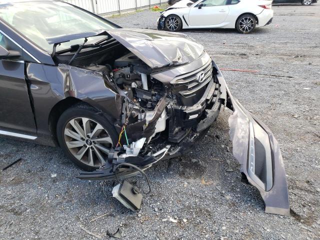 Photo 9 from auction – 2017 HYUNDAI SONATA SPO with VIN 5NPE34AF5HH496077