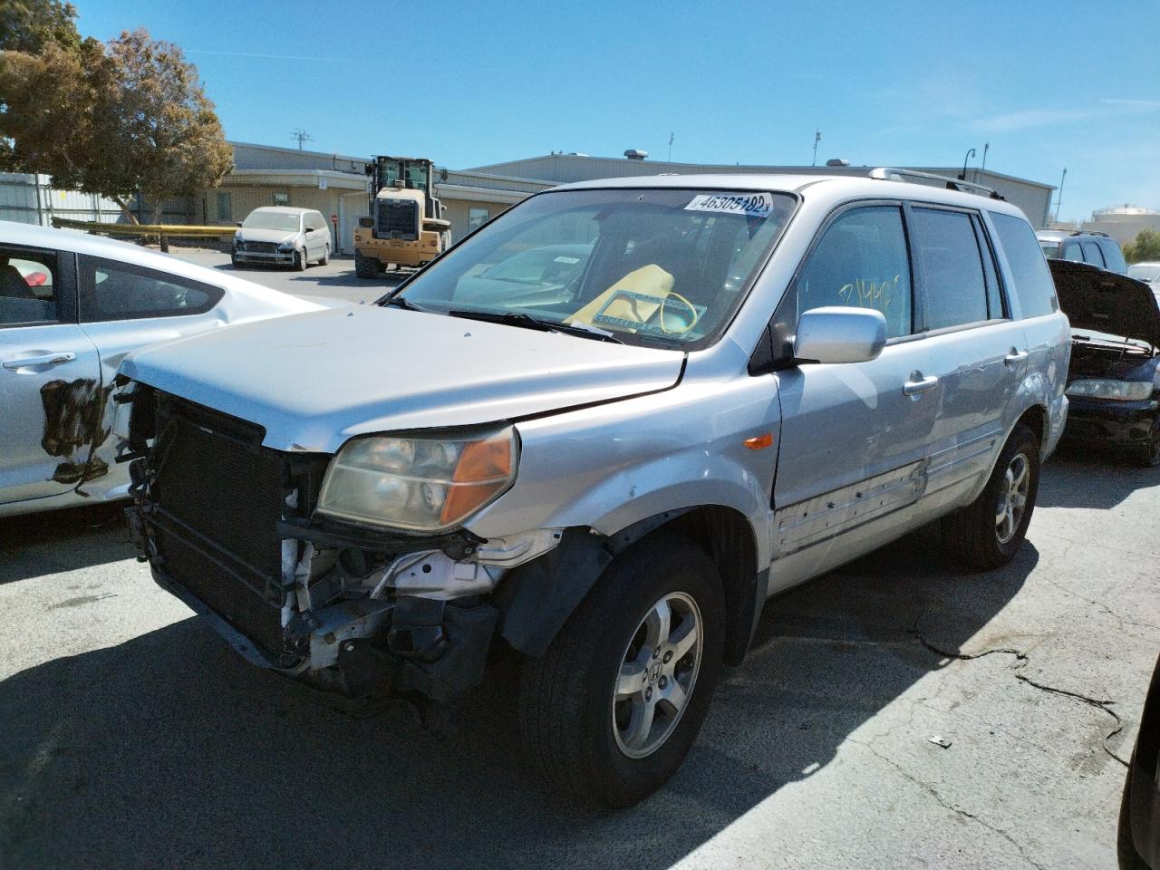 Photo 2 from auction – 2006 HONDA PILOT EX with VIN 2HKYF18526H512684