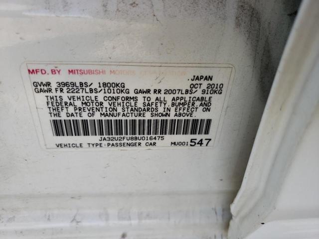 Photo 10 from auction – 2011 MITSUBISHI LANCER ES/ with VIN JA32U2FU8BU016475
