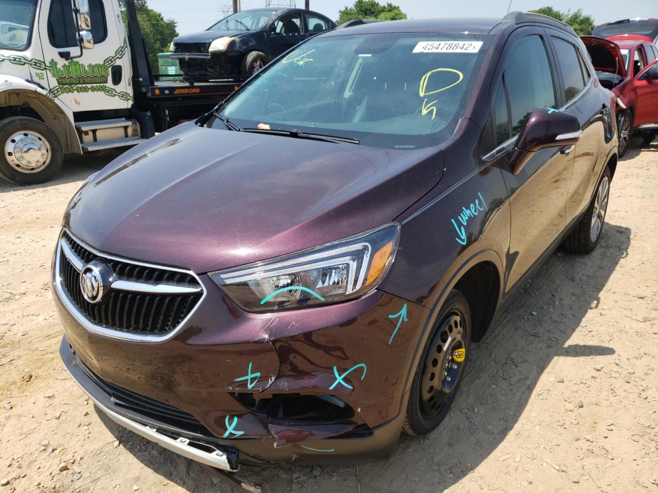 Photo 2 from auction – 2018 BUICK ENCORE PRE with VIN KL4CJASB9JB701876