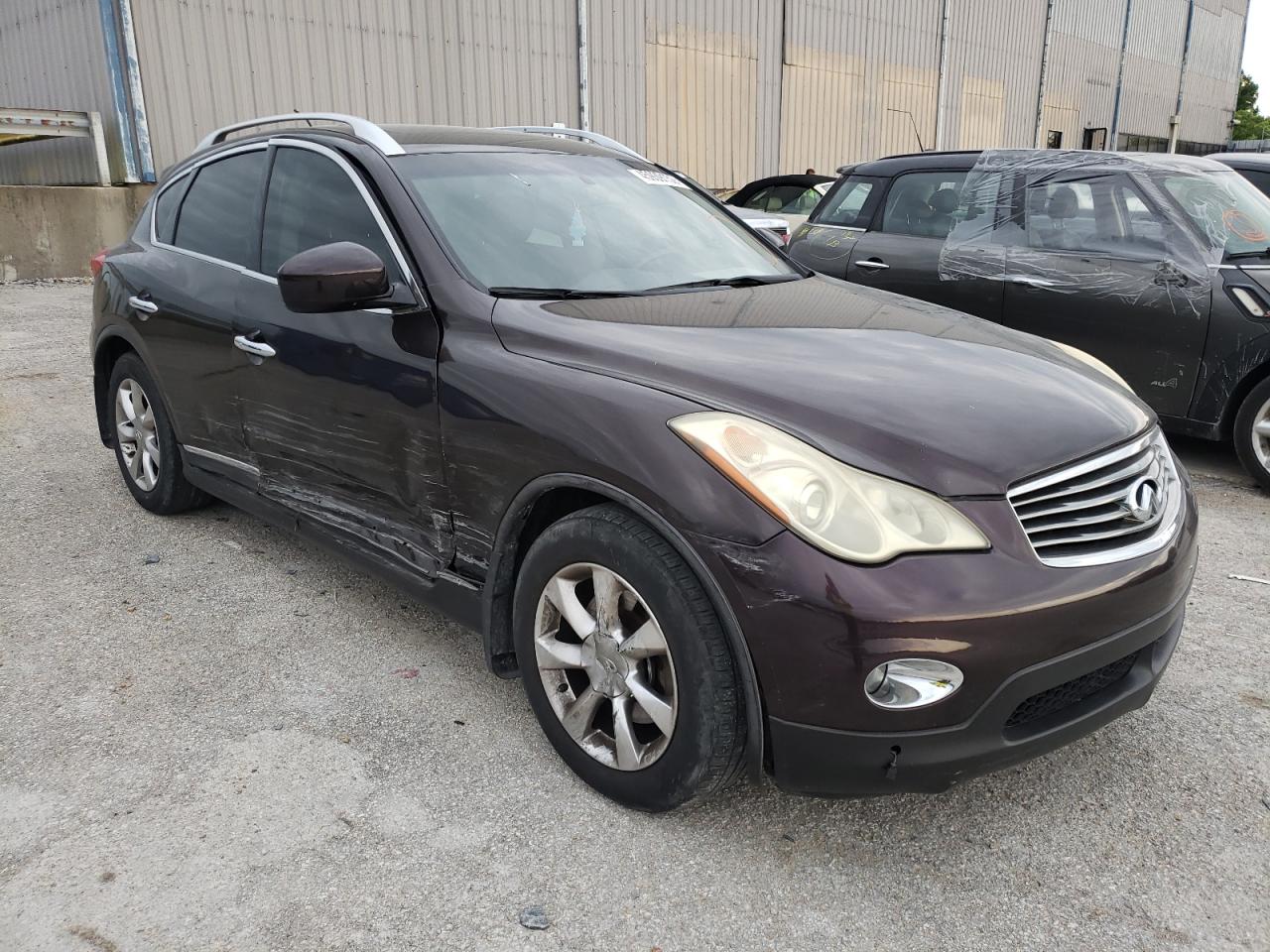 INFINITI EX35 BASE 2008 with VIN JNKAJ09F58M358822 - Photo from auction