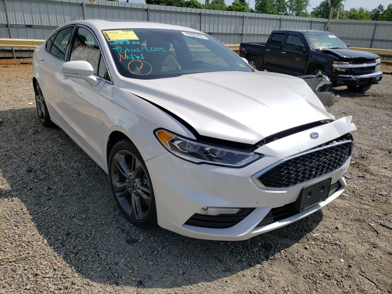 FORD FUSION SPO 2017 with VIN 3FA6P0VPXHR244204 - Photo from auction