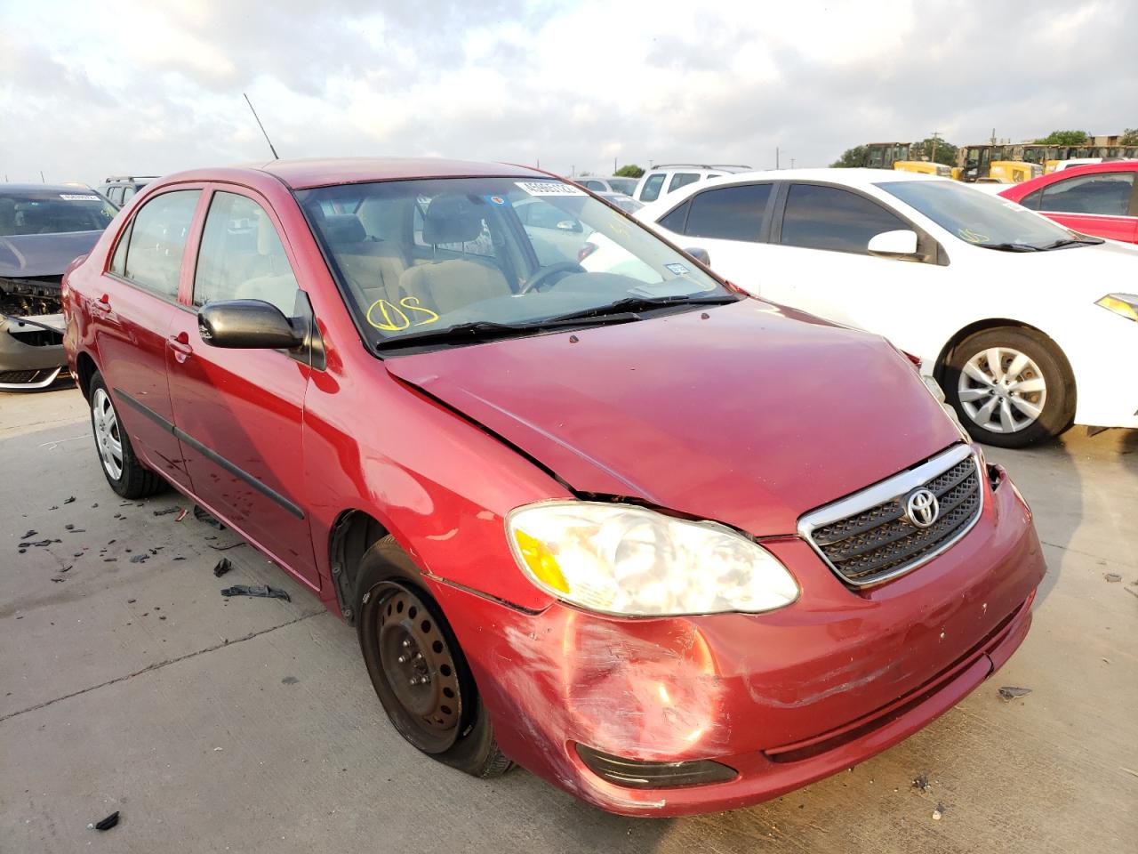 TOYOTA COROLLA CE 2007 con VIN JTDBR32E170136060 - Foto de la subasta