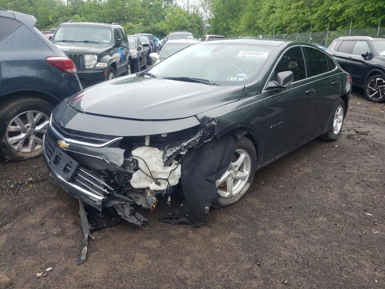 Photo 2 from auction – 2017 CHEVROLET MALIBU LS with VIN 1G1ZB5ST1HF117447