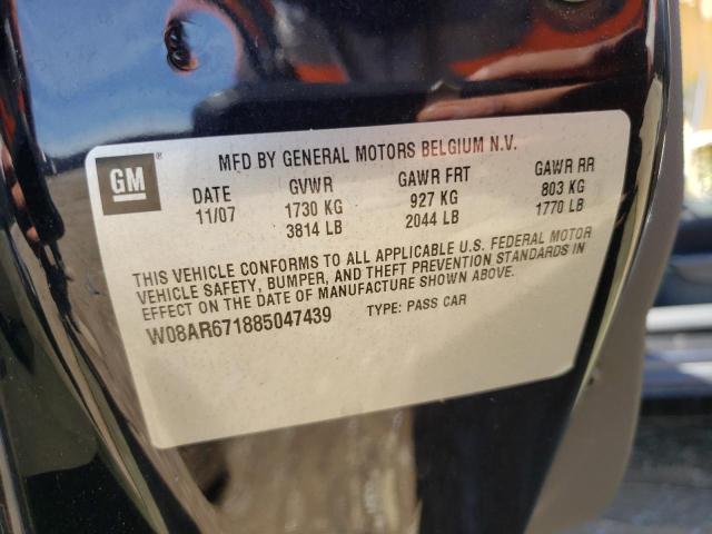 Photo 10 from auction – 2008 SATURN ASTRA XE with VIN W08AR671885047439