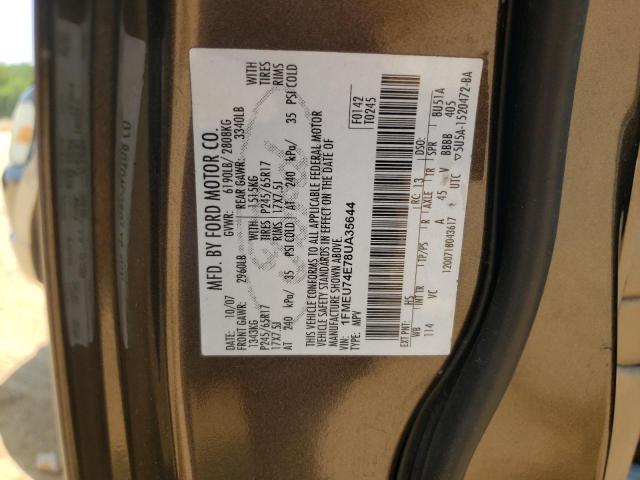Photo 10 from auction – 2008 FORD EXPLORER E with VIN 1FMEU74E78UA35644
