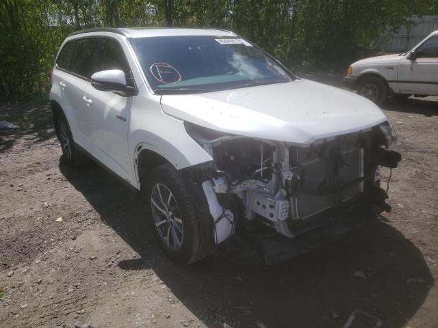 Photo 1 from auction – 2019 TOYOTA HIGHLANDER with VIN 5TDJGRFH2KS068799