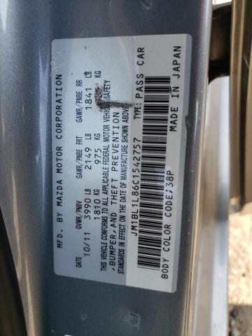 Photo 10 from auction – 2012 MAZDA 3 I with VIN JM1BL1L86C1542757
