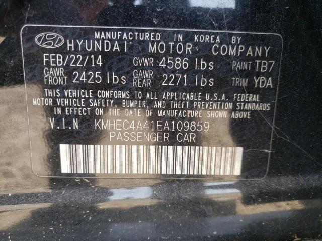 Photo 10 from auction – 2014 HYUNDAI SONATA HYB with VIN KMHEC4A41EA109859