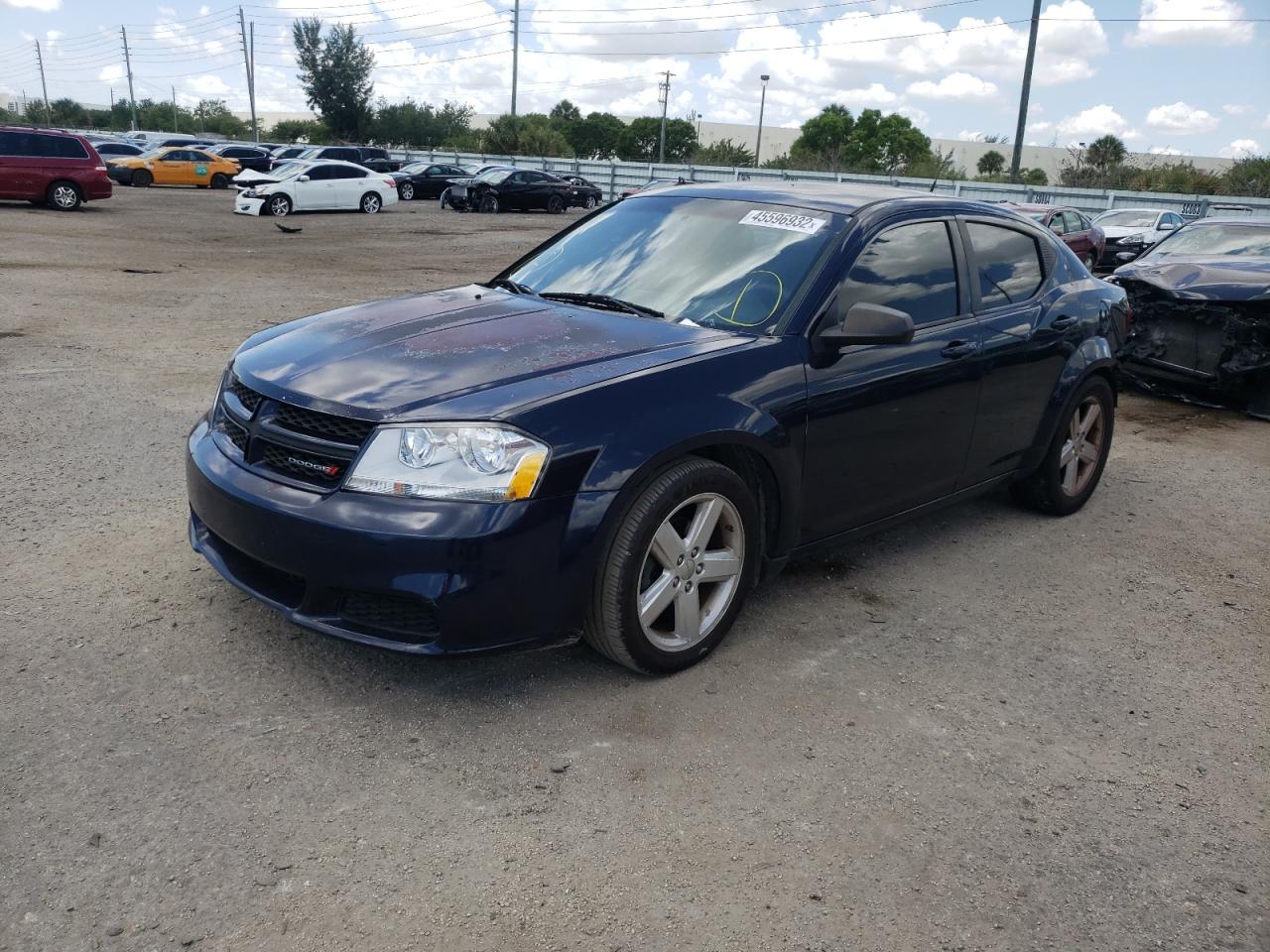 Photo 2 from auction – 2013 DODGE AVENGER SE with VIN 1C3CDZAB2DN665484