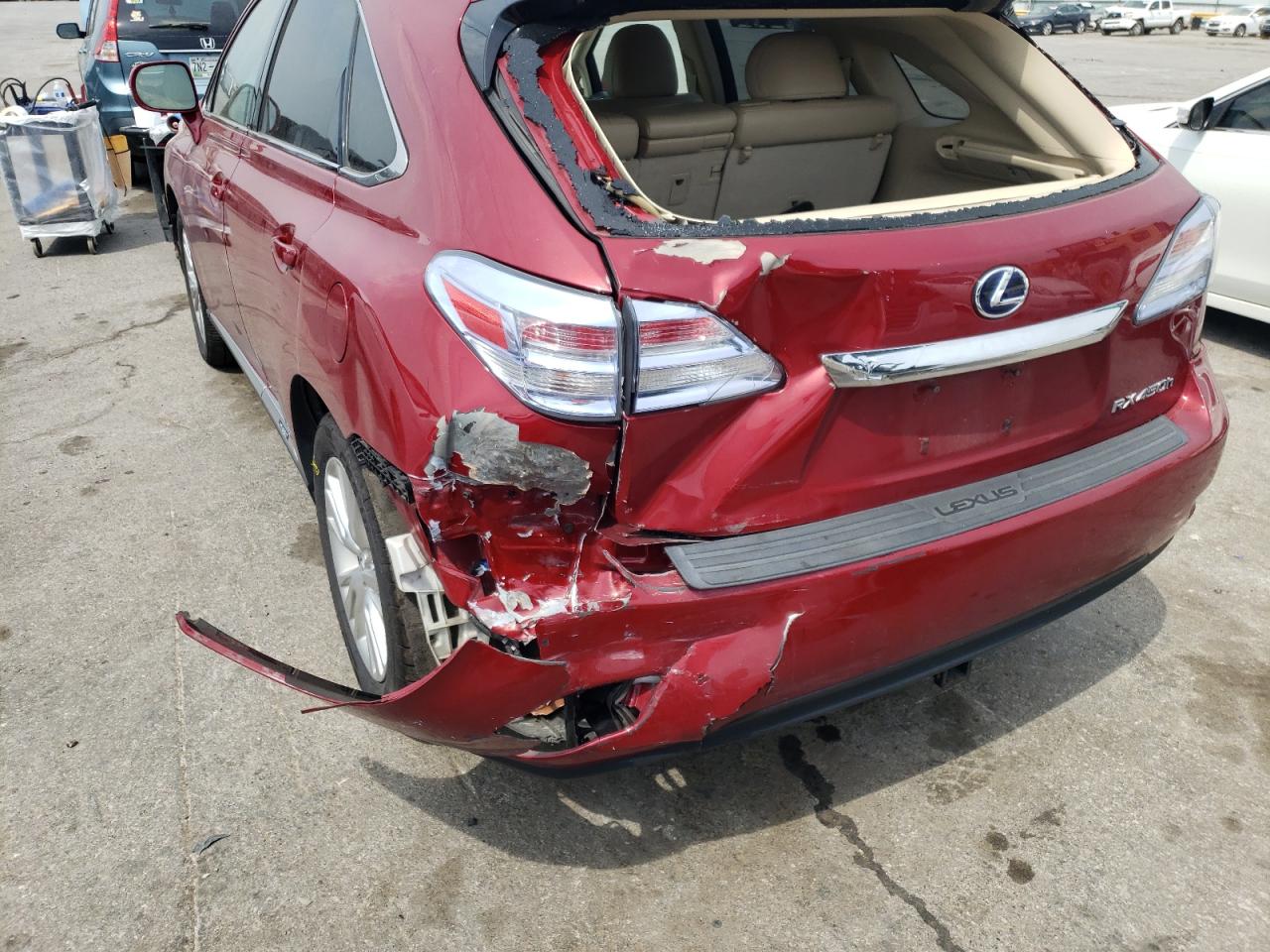 Photo 9 from auction – 2012 LEXUS RX 450 with VIN JTJBC1BA3C2428517