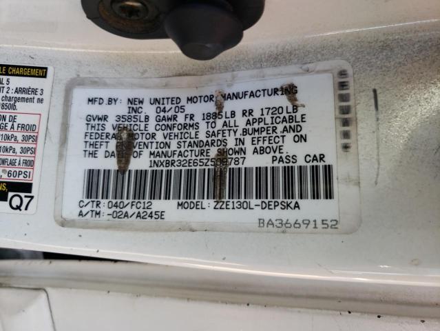 Photo 10 from auction – 2005 TOYOTA COROLLA CE with VIN 1NXBR32E65Z509787