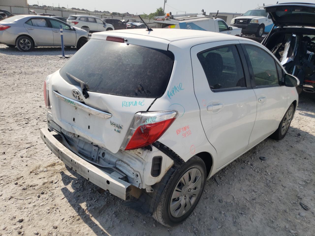 Photo 4 from auction – 2014 TOYOTA YARIS with VIN JTDKTUD30ED579583