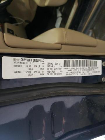 Photo 10 from auction – 2012 JEEP GRAND CHER with VIN 1C4RJFBG4CC273608