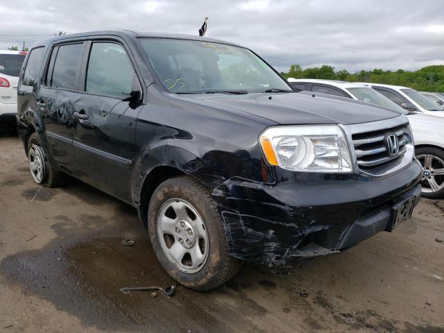 HONDA PILOT LX 2014 with VIN 5FNYF4H29EB015507 - Photo from auction