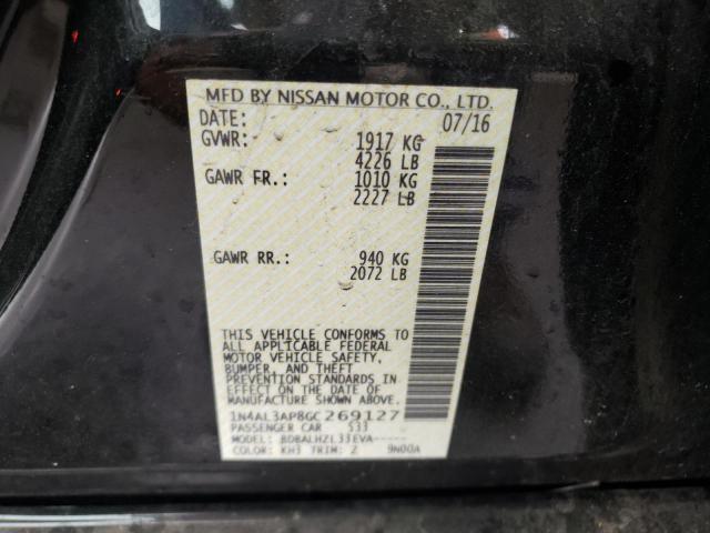 Photo 10 from auction – 2016 NISSAN ALTIMA 2.5 with VIN 1N4AL3AP8GC269127