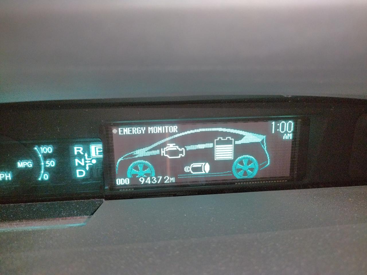 Photo 8 from auction – 2011 TOYOTA PRIUS with VIN JTDKN3DUXB1358910