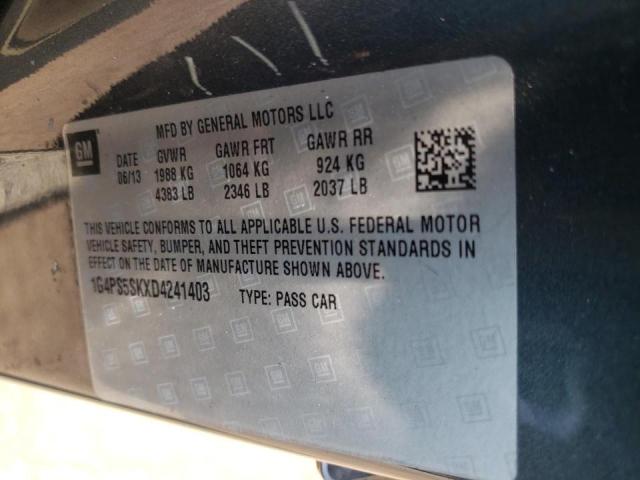 Photo 10 from auction – 2013 BUICK VERANO with VIN 1G4PS5SKXD4241403