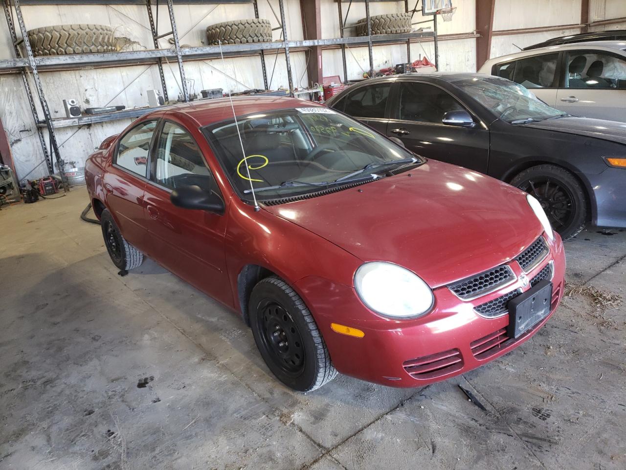 DODGE NEON SXT 2005 with VIN 1B3ES56C65D261424 - Photo from auction