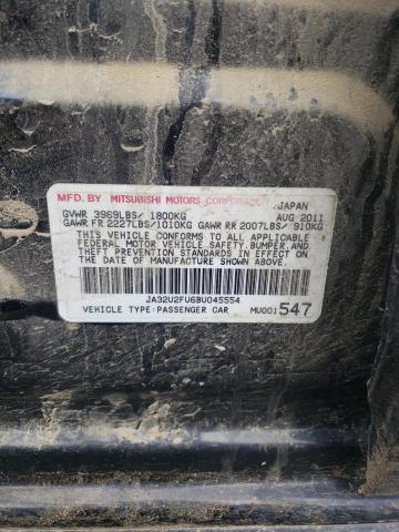 Photo 10 from auction – 2011 MITSUBISHI LANCER ES/ with VIN JA32U2FU6BU045554