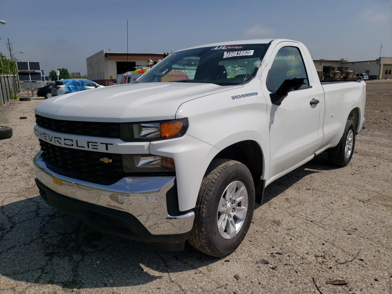 Photo 2 from auction – 2021 CHEVROLET SILVERADO with VIN 3GCNWAEF0MG399856